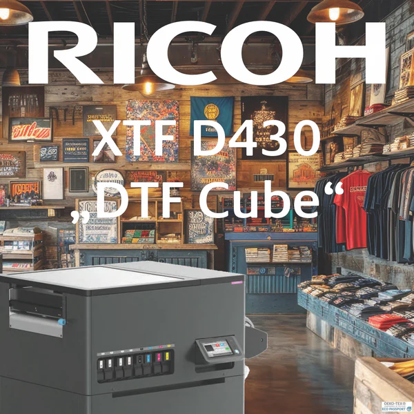 Ricoh DTF-Cube D430 DTF-Drucksystem im Cube-Design