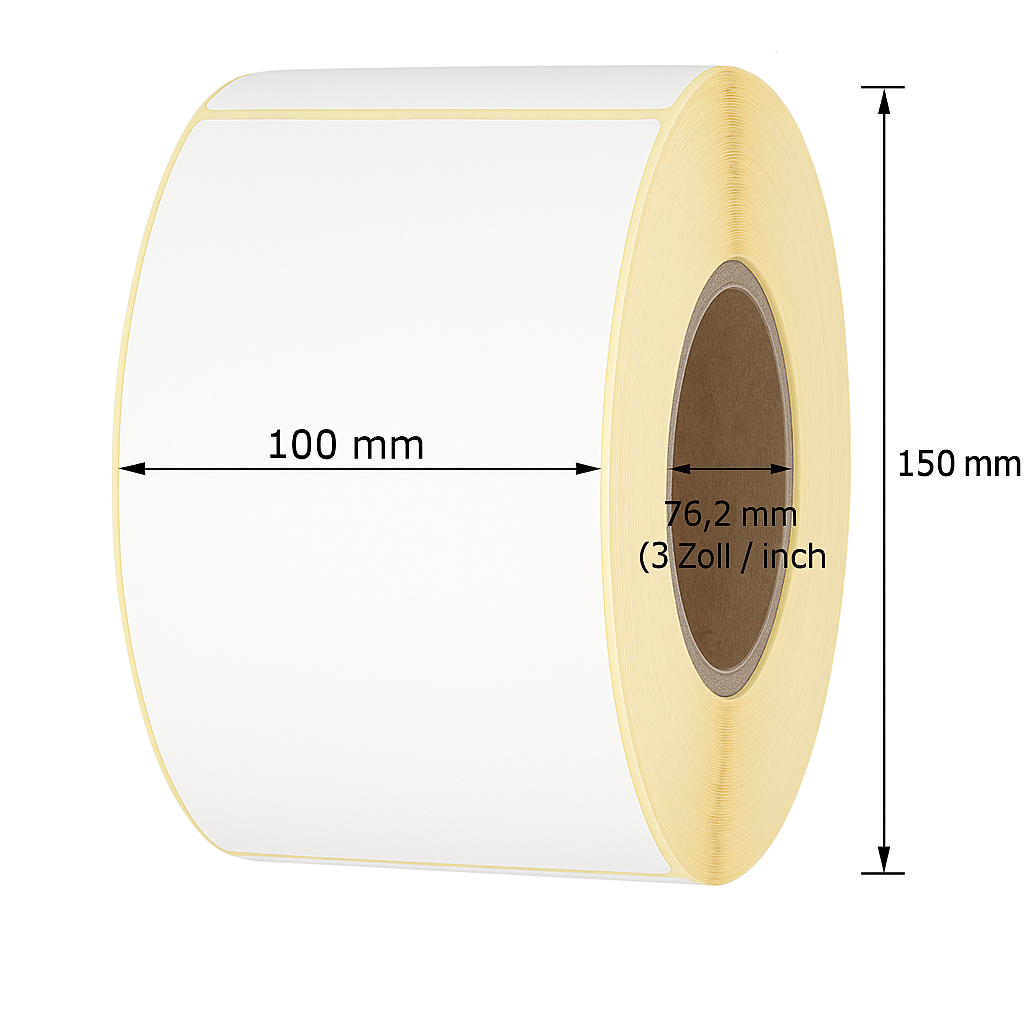 EcoXpert mit Zebra kompatible Versandetiketten, Thermo-Eco, 100 x 150 mm