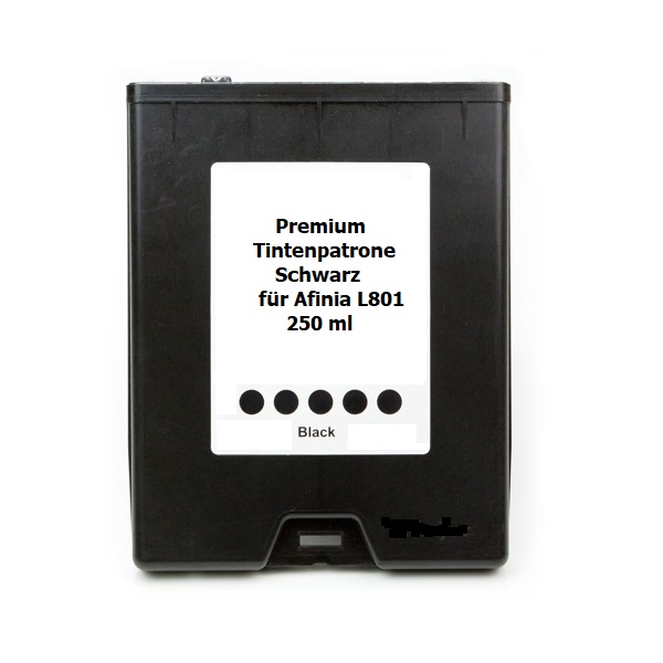 Premium-Tintenpatrone Schwarz für Afinia L801